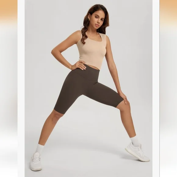 Women's Ribbed Tank Top - Tan - Picture 2 of 4